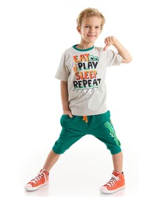 Denokids Game Time Boy T-shirt Capri Shorts Set