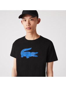 Lacoste pánské prodyšné žerzejové tričko SPORT s potiskem krokodýla ve 3D