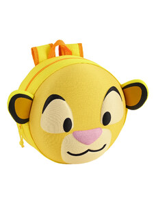 Safta Simba předškolní batůžek kulatý s ušima - žlutá - 31 cm