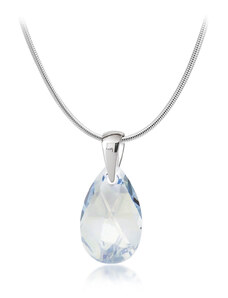 Jewellis ČR Jewellis ocelový náhrdelník ve tvaru kapky s krystalem Swarovski - Crystal Blue Shade