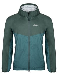 Pánská outdoorová bunda HURRICANE-M Tmavě zelená - Kilpi