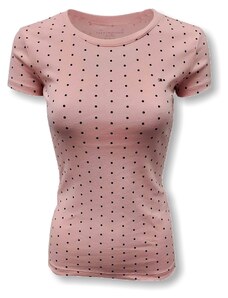 Tommy Hilfiger dámské tričko Dots pink