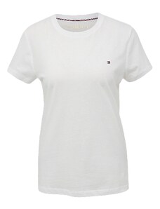 Tommy Hilfiger dámské tričko Solid crew bílé