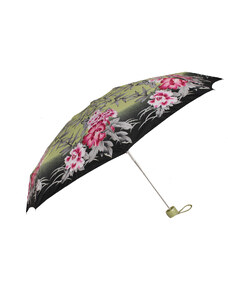 Feeling Rain Dámský skládací deštník mini růžové květiny