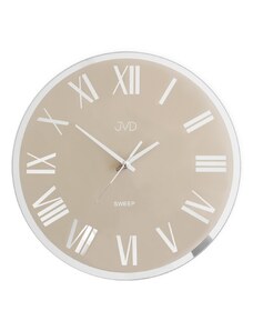 Luxusní skleněné nástěnné hodiny s římskými čísly JVD NS22006.1