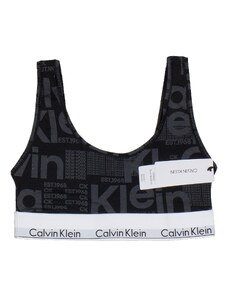Calvin Klein sportovní podprsenka bralette korzet Logo print černý