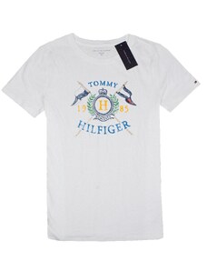 Tommy Hilfiger dámské tričko Graphics bílé 261-110