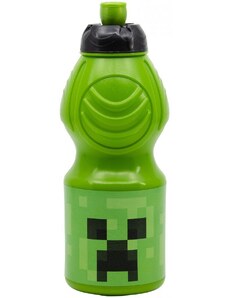 Stor Plastová sportovní láhev na pití Minecraft - 400 ml