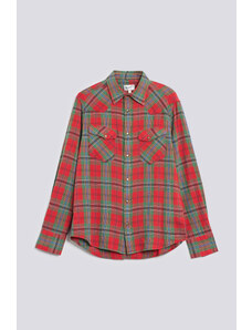 KOŠILE GANT W. REG PLAID WESTERN SHIRT červená M