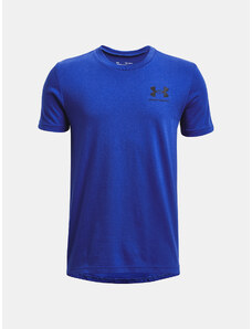 Under Armour Tričko UA SPORTSTYLE LEFT CHEST SS-BLU - Kluci