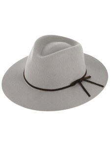 Dámský šedý plstěný klobouk od Fiebig - Anita