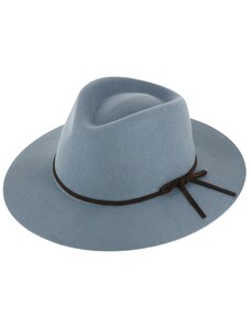 Dámský modrý plstěný klobouk od Fiebig - Anita