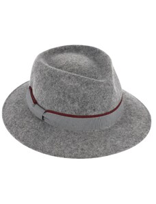 Dámský šedý zimní plstěný klobouk od Fiebig - Lara