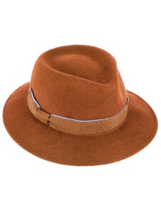 Dámský skořicový zimní plstěný klobouk od Fiebig - Lara