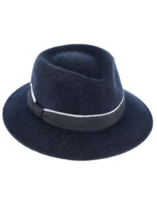 Dámský modrý zimní plstěný klobouk od Fiebig - Lara