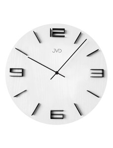 Designové moderní dřevěné hodiny s 3D číslicemi JVD HC27.5