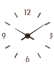 JVD Designové nástěnné nalepovací hodiny v imitaci dřeva JVD HT467.1