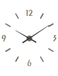JVD Nástěnné nalepovací hodiny v imitaci dřeva JVD HT467.3