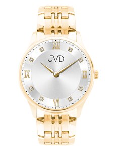 JVD Dámské zlacené ocelové hodinky JVD JG1033.3