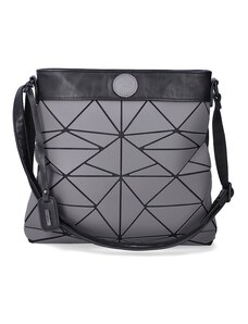 Perfektní crossbody ve futuristickém vzhledu Rieker H1316-42 šedá