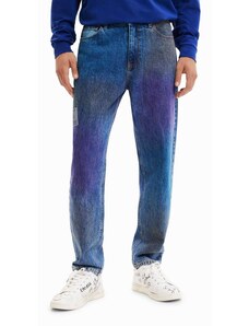 jeansy Desigual Man Template denim dirty dark wash