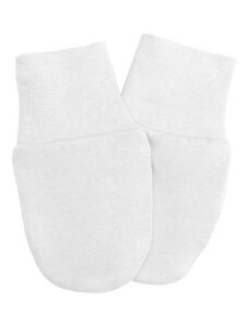 Babyrenka kojenecké rukavičky Úplet White
