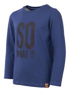 MIMI Chlapecké tričko SO WHAT - modrá
