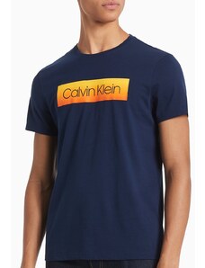 Calvin Klein Pánské Tričko Iconic Logo Dark Blue