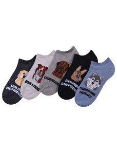 Dětské ponožky kotníkové Psi A