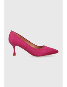 Růžové dámské boty na podpatku | 2 030 kousků - GLAMI.cz
