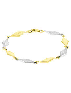 GEMMAX Jewelry Luxusní zlatý náramek délka 18 cm GLBCN-18-84301