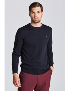 SVETR GANT COTTON CASHMERE C-NECK černá L