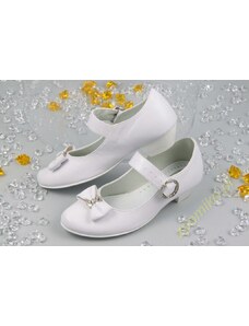 Dívčí bílé společenské boty Miko model 903