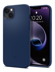Ochranný kryt pro iPhone 14 PLUS - Spigen, Silicone Fit MagSafe Navy Blue