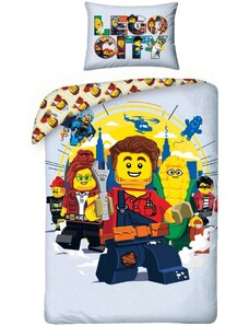 Halantex Bavlněné ložní povlečení LEGO CITY Adventures - 100% bavlna - 70 x 90 cm + 140 x 200 cm