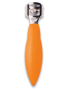 Credo Solingen Bezpečnostní seřezávač zrohovatělé kůže Pop Art oranžový