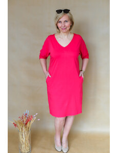 Meera Design Véčkové elegantní šaty Juno / Růžová
