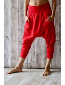 Meera Design Kalhoty s nižším sedem Anáhitá / Červená