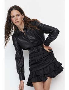 Dámské šaty Trendyol Faux Leather