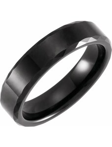 Salaba Černý wolframový prsten CARL TAR52133 62mm