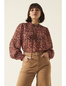 Dámská halenka GARCIA ladies shirt ls 8054 red lips