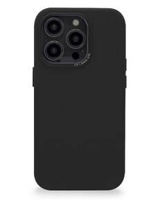 Kožený kryt na iPhone 14 Pro - Decoded, BackCover with MagSafe Black