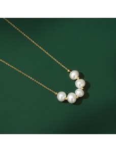 Éternelle Stříbrný náhrdelník s pravou perlou Giorgia - stříbro 925/1000
