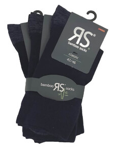 Klasické hladké bambusové ponožky se Sorbtekem RS tmavě modrá 39-42