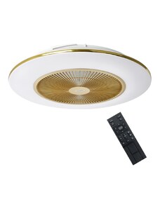 Brilagi Brilagi - LED Stmívatelné svítidlo s ventilátorem AURA LED/38W/230V zlatá + DO BG0375