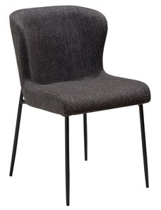 ​​​​​Dan-Form Tmavě šedá látková jídelní židle DAN-FORM Glam