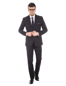 Maistyle Pánský oblek Marcel - černý - 176cm