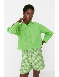 Trendyol Shirt - Green - Regular fit