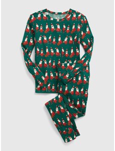 GAP Dětské vzorované pyžamo Santa - Kluci