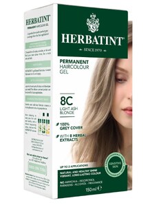Herbatint - permanentní barva na vlasy světle popelavá blond 8C